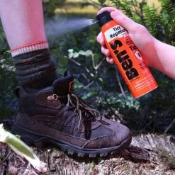 Ben's Tick Repellent 6 Oz. Eco-Spray -Peak Camping 0006 7300 hand spraying leg 1800 1 rsz 54598.1626823318