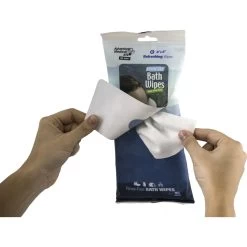 Adventure Medical Kits Adventure Bath Wipes -Peak Camping 0170 0306 adventure bath wipes large 8pc open rsz 34104.1626821940