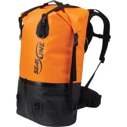 SealLine Pro Dry Pack 70L -Peak Camping 10912 sealline propack 70liters orange angleview pr 44691.1656019444