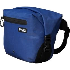 SealLine Seal Pak Hip Pack (Fall 2022) -Peak Camping 11158 sealline sealpak heatheredblue angleview PR rsz 31646.1672863282