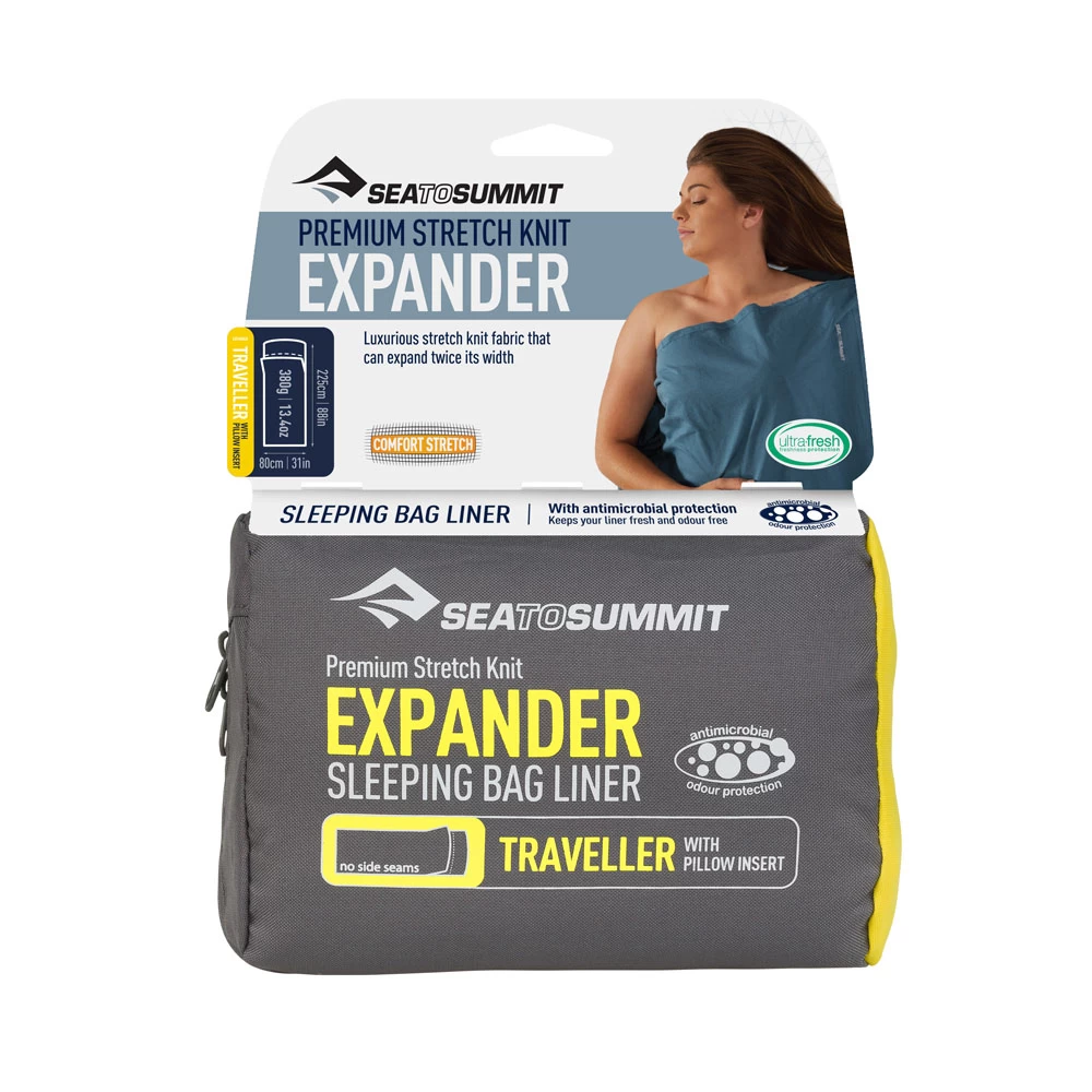 Sea To Summit Expander Liner - Traveller W/ Pillow Insert 4 Sea To Summit Expander Liner - Traveller W/ Pillow Insert - Image 2