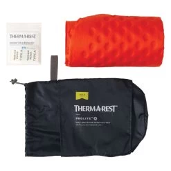 Therm-a-Rest ProLite (Fall 2022) -Peak Camping 13264 thermarest prolite poppy cayenne regular contents 62427.1626822989