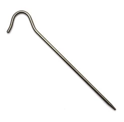 Titanium Shepherd's Hook Stake - 6 Pack
