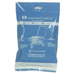 CleanWaste Go Anywhere Toilet Kit - 12 Pk