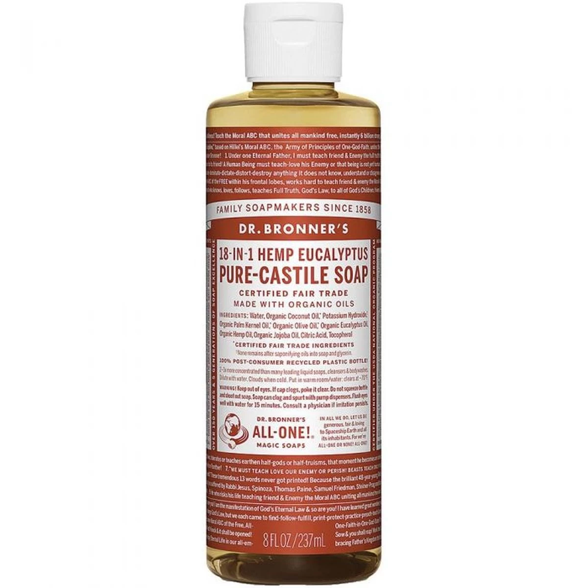 Dr. Bronner's Soap - Eucalyptus 4 Dr. Bronner's Soap - Eucalyptus - Image 2