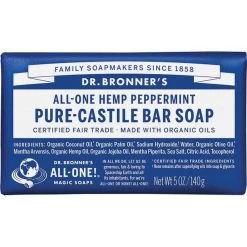 Dr. Bronner's Soap Bar - Peppermint
