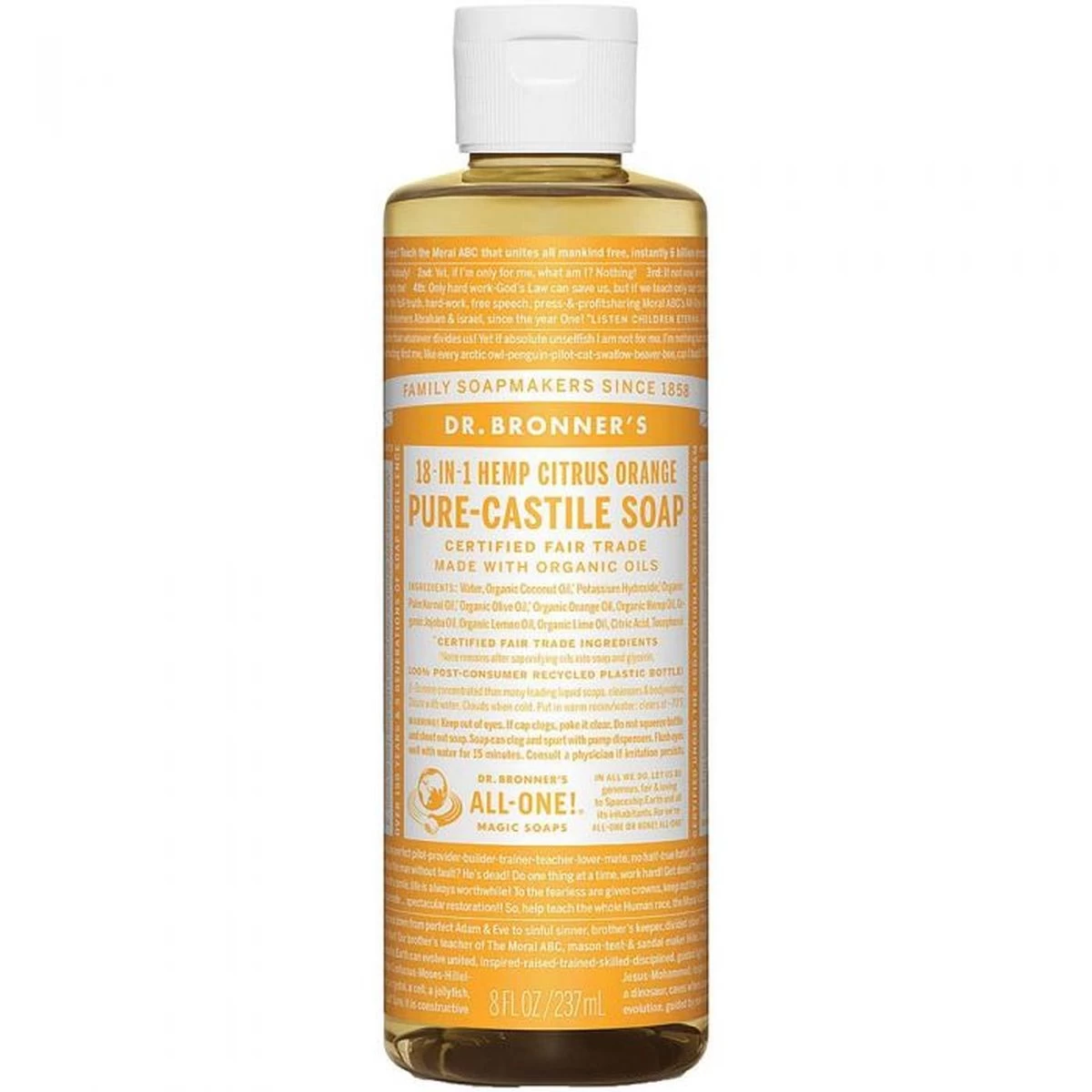 Dr. Bronner's Soap - Citrus 4 Dr. Bronner's Soap - Citrus - Image 2
