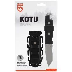 GEAR AID Kotu Tanto Survival Knife -Peak Camping 62040 ga kotu black pkg 01 77634.1652736467