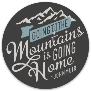 Going To The Mountains Sticker 3 Going To The Mountains Sticker