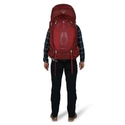 Osprey Aura AG 65 - Women's -Peak Camping AuraAG 65L S22 OnBody3 BerrySorbetRed rsz 27466.1652392975