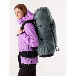 Arc'teryx Bora 60 - Women's -Peak Camping Bora 60 Backpack Dark Immersion Women s Side View Left rsz 20570.1648074494