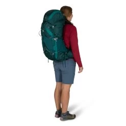 Osprey Eja 48 - Women's 22 Osprey Eja 48 - Women's -Peak Camping Eja 48L S22 OnBody2 DeepTeal rsz 07892.1675821012