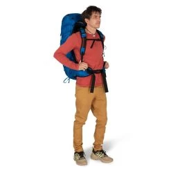 Osprey Exos 58 - Men's 27 Osprey Exos 58 - Men's -Peak Camping Exos 58L S22 OnBody1 BlueRibbon rsz 76007.1650483218