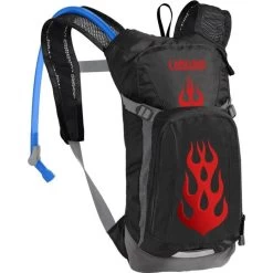 Camelbak Mini M.U.L.E. Hydration Pack - Kid's (Fall 2022) -Peak Camping camelbak mini mule black flames rsz 96801.1651252620