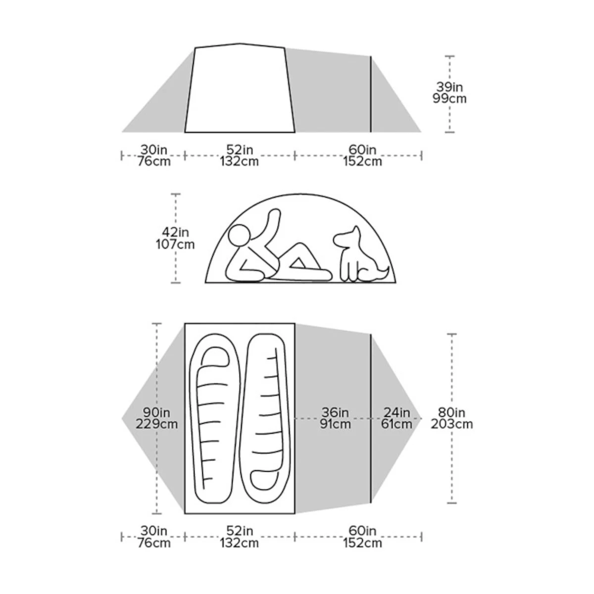 Big Agnes Blacktail 2 Hotel Bikepack 14 Big Agnes Blacktail 2 Hotel Bikepack - Image 12