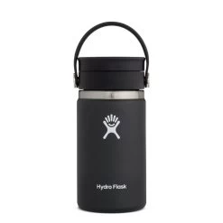 Hydro Flask 12 Oz. Wide Mouth W/ Flex Sip Lid -Peak Camping hydro flask 12 oz wide mouth flex sip black 31297.1673475847