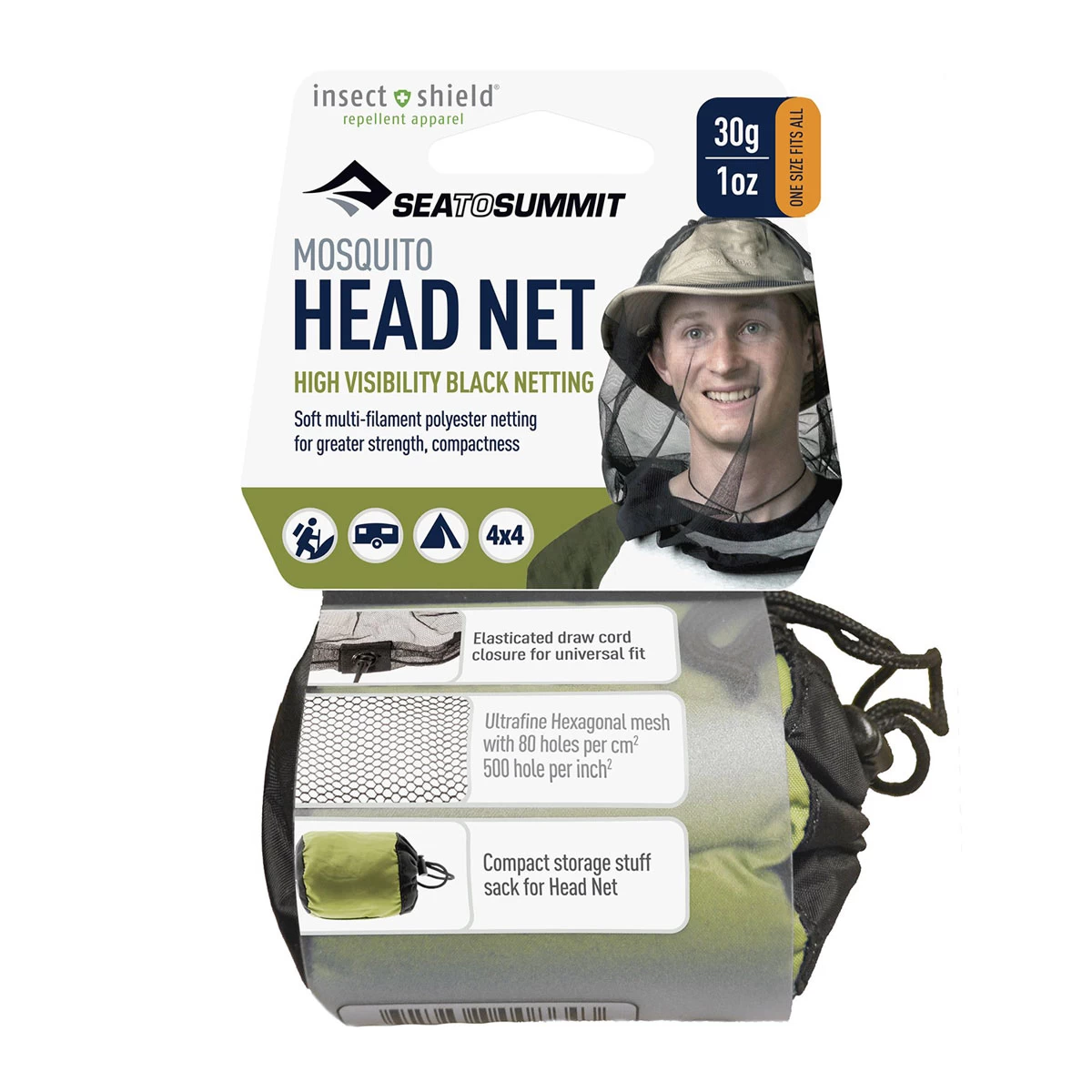 Sea To Summit Mosquito Head Net W/ Insect Shield 3 Sea To Summit Mosquito Head Net W/ Insect Shield