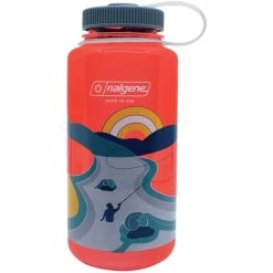 Nalgene Retro Print Wide Mouth 1 Quart - Fly Fisher