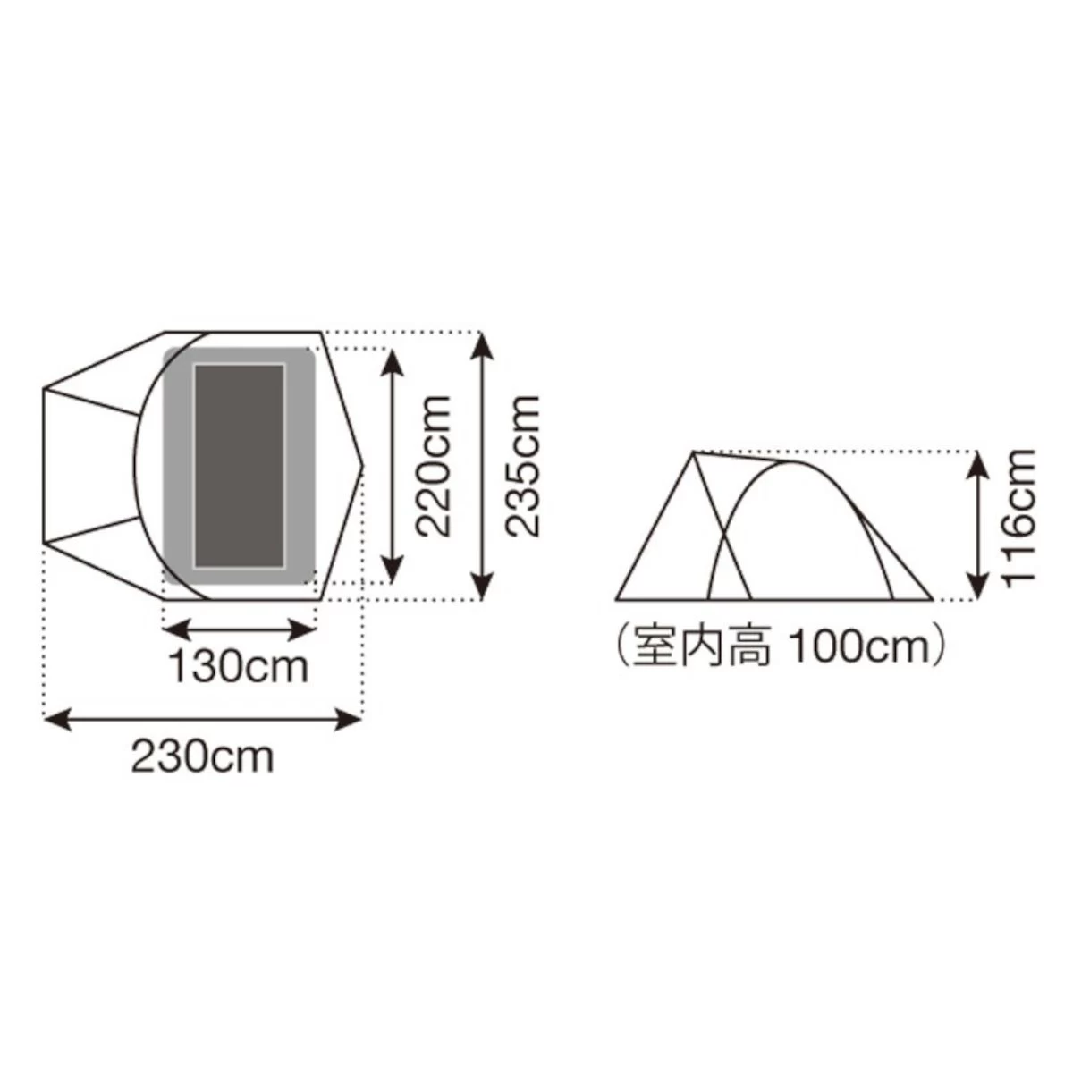 Snow Peak Minute Dome Pro. Air 1 7 Snow Peak Minute Dome Pro. Air 1 - Image 5