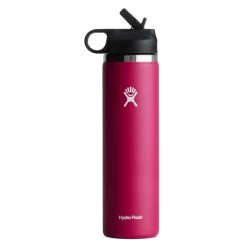 Hydro Flask 24 Oz Wide Mouth W/ Straw Lid (Fall 2022) -Peak Camping w24bsw snapper 58957.1648858502