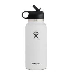 Hydro Flask 32 Oz. Wide Mouth W/ Straw Lid (Fall 2022) 16 Hydro Flask 32 Oz. Wide Mouth W/ Straw Lid (Fall 2022) -Peak Camping w32sw2 white rsz 30394.1673472958